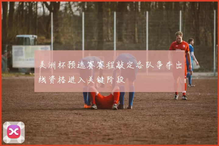 美洲杯预选赛赛程敲定各队争夺出线资格进入关键阶段